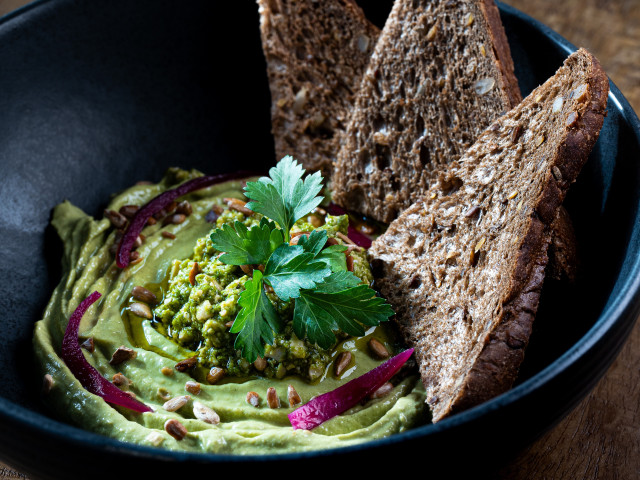 SOYA CANTINE BIO Caviar de tofu & pesto à la noix de cajou
